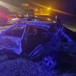 Düzce'de otomobil kamyonla çarpıştı: 1 ölü, 4 yaralı