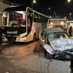 Karabük'te yolcu otobüsleri ile otomobil çarpıştı: 2 yaralı