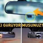 Otomobilin dikiz aynasında az bilinen detay! Geceleri hayat kurtaran çıkıntı…