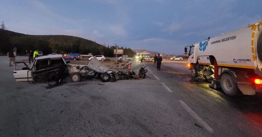 Burdur’da feci kaza: Otomobil ikiye bölündü, 6 kişi yaralandı – Son Dakika Türkiye Haberleri